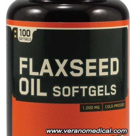 Optimum Nutrition Flaxseed Oil Softgels (100 gélules)