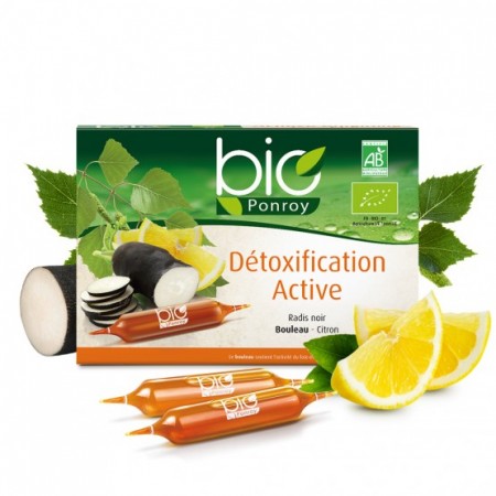 Détoxification Active (radis noir, bouleau et citron) 20 ampoule de ml