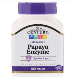 Enzyme de Papaye - 100 comprimés à croquer