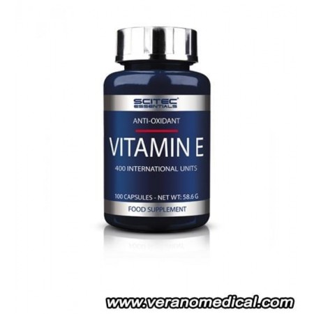 Vitamin E 100 Capsules Scitec Nutrition - Anti oxydant