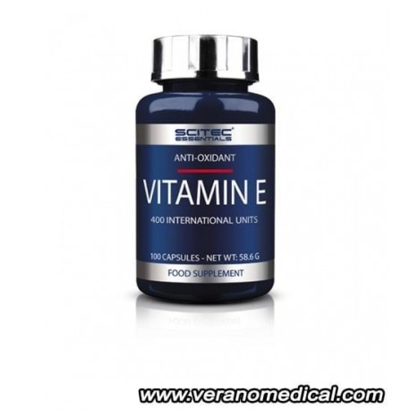 Vitamin E 100 Capsules Scitec Nutrition - Anti oxydant