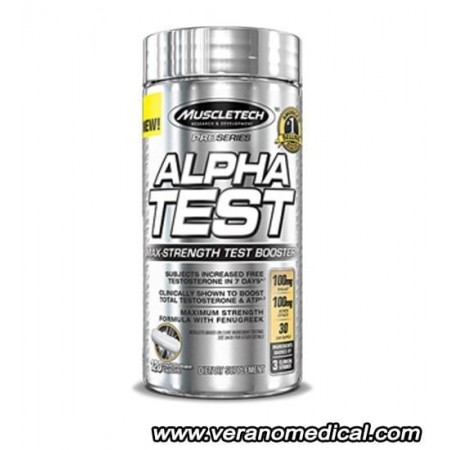 alpha test 120caps- musclTech