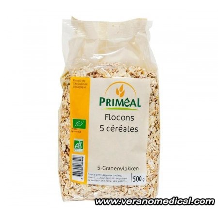 Flocons 5 cereales 500 g Primeal