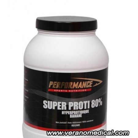 SUPER PROTI 80% BANANE de Performance Nutrition 750gr