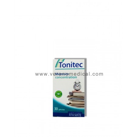 Tonitec Mémoire concentration 30 gélules