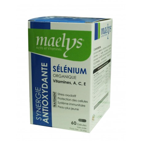Maelys selenium antioxydante 60 gelules