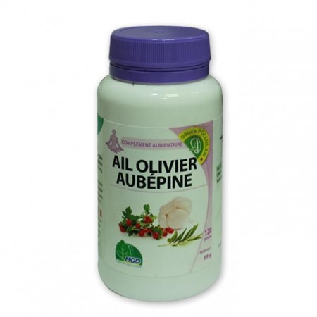 Ail Olivier Aubepine 250mg - 120 gelules - MGD