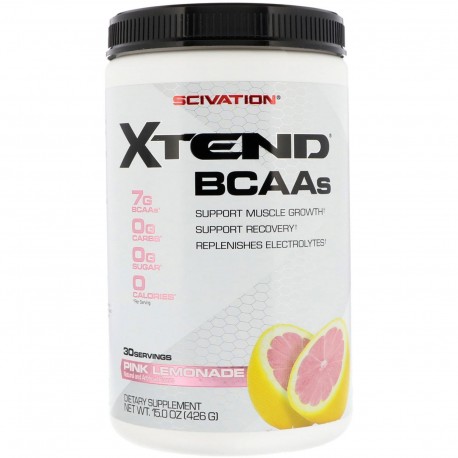 SCIVATION XTEND BCAAs 30 servings (pink lemonade)