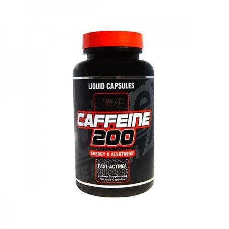Caffeine 200 60 liquide capsules de Nutrex