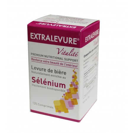 Extralevure vitalité sélénium 125 comprimés