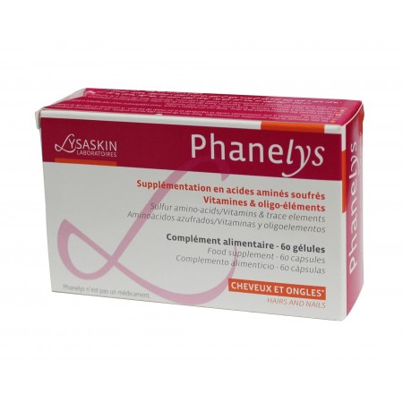 phanelys cheveux et ongles - 60 gélules