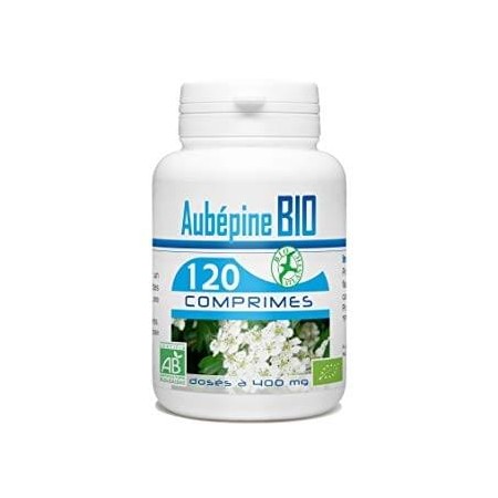 Aubepine Bio 400 mg - 120 Comprimes - gph