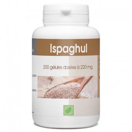 Ispaghul ( psyllium) 200 gélules dosés à 220mg