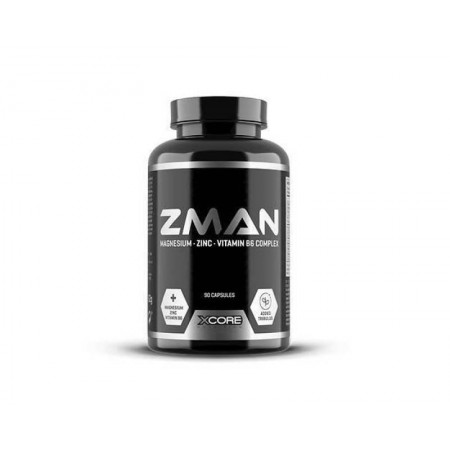 ZMAN Zinc magnésium vitamine B6 de xcore 90 capsules