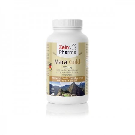 Maca Gold 180 capsule de 570mg de zein pharma