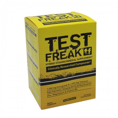 Test Freak-Testosterone Stimulator - 120 Capsules