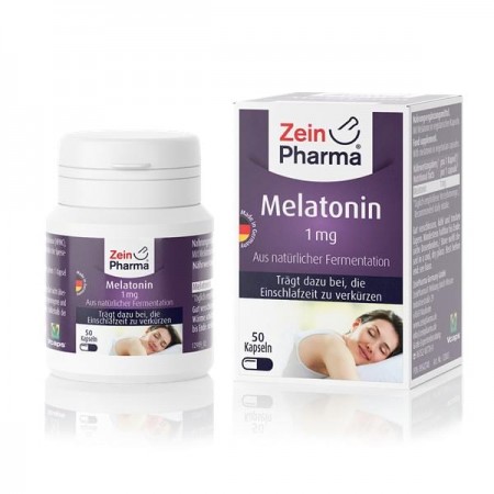 Mélatonine 1 mg (50 capsules) Zein Pharma