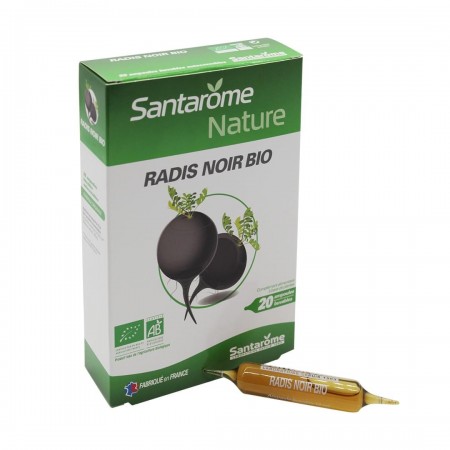 Radis noir Bio santarome naturel 20 ampoule