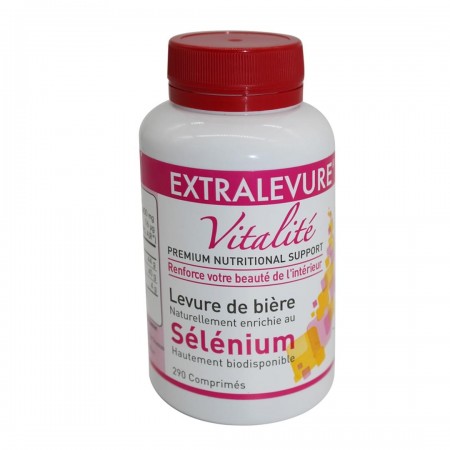 Extralevure vitalité sélénium 290 comprimés