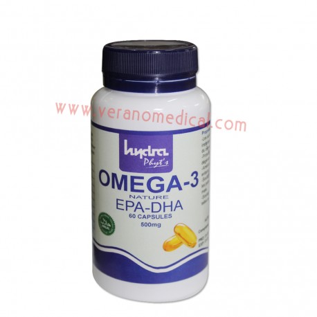 Omega-3 ou acides gras de poisson EPA/DHA 60 capsules