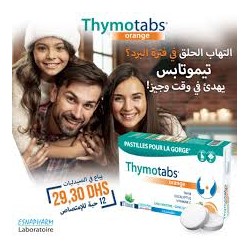 Thymotabs Orange 24 Pastilles à Sucer