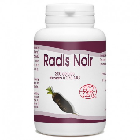 Radis Noir Bio - 270 mg- 100 gélules