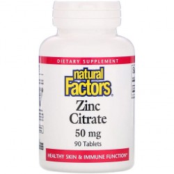 Zinc Citrate 50 mg - 90 Comprimés