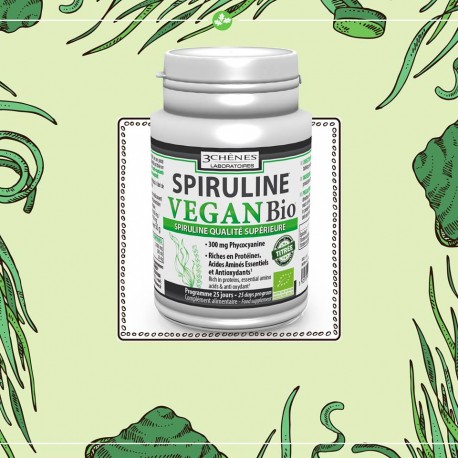 Spiruline Vegan Bio 100 comprimés
