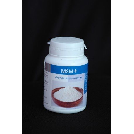 MSM (Méthyl Sulfonyl Méthane) 60 gélules à 520 mg