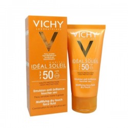 Vichy Ideal Soleil Adultes anti-brillance toucher sec IP50+