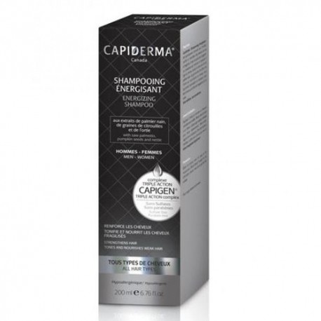 Capiderma Shampooing Anti-chute - Énergisant tous types de cheveux 200 ml