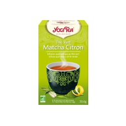 Thé Vert Matcha Citron Bio 17 Sachets