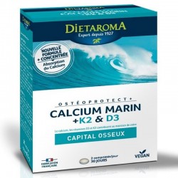 Calcium Marin + K2 & D3 - 60 capsules