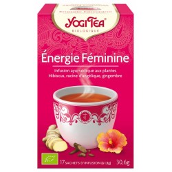 Yogi tea infusion pour énergie féminine 17 sachets