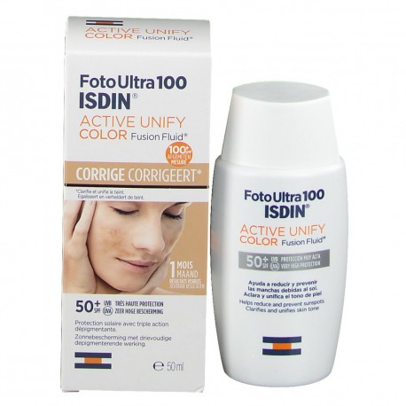 ISDIN Foto Ultra 100 ACTIVE UNIFY COLOR Fusion Fluid