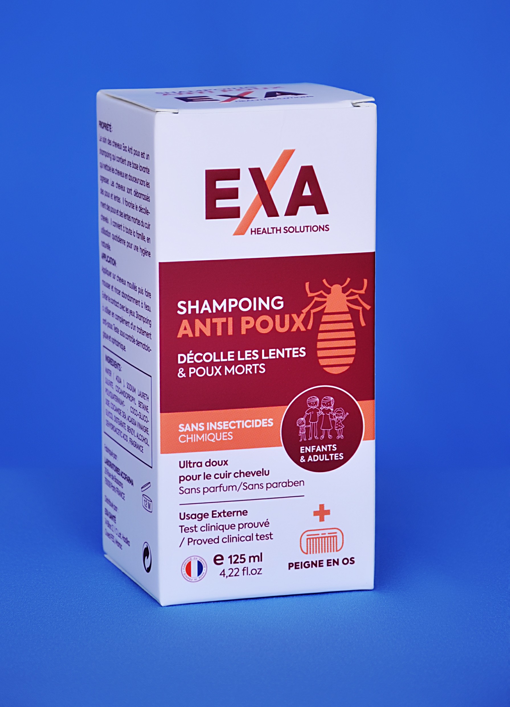 Anti-Poux shampooing Ultra doux 125ml - verano medical