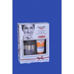 Eucerin pack hyaluron filler soin de nuit + sensitive protect créme spf 50+