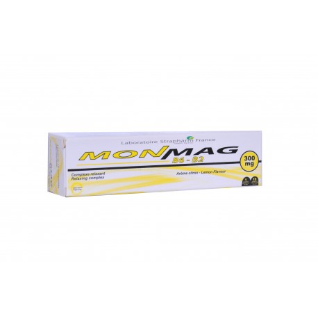 magnésium B6 - B2 300 mg MonMag 15 comprimés