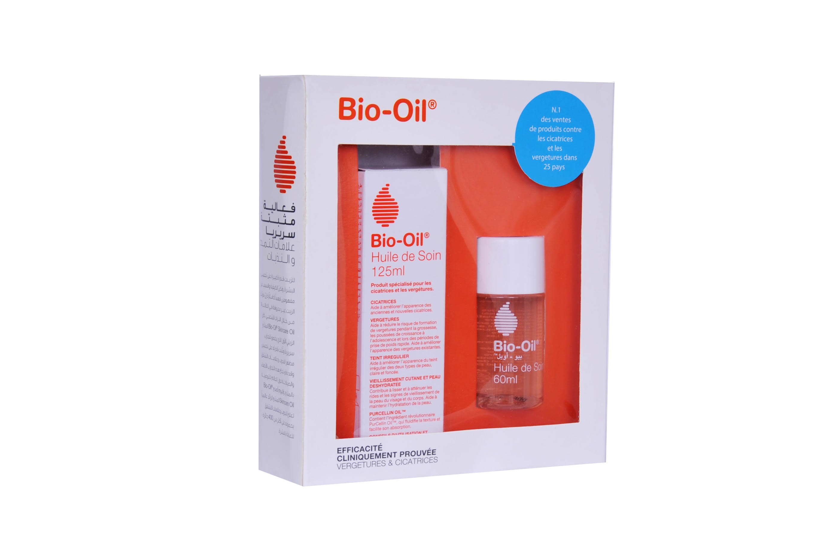 Bio-Oil huile de soin 125ml + 60ml offerte - verano medical