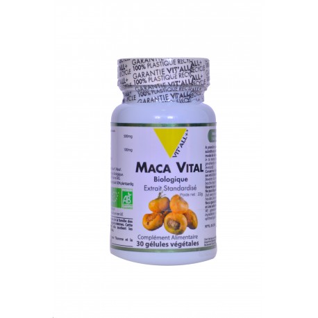 Maca Vital Extrait standardisé 500mg, 60 gélules végétales