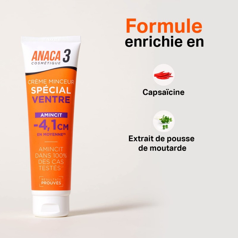 Anaca3 Crème Minceur Spécial Ventre 