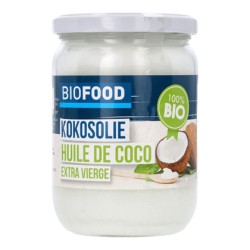 Huile de noix de coco vierge 500ml BIOFOOD