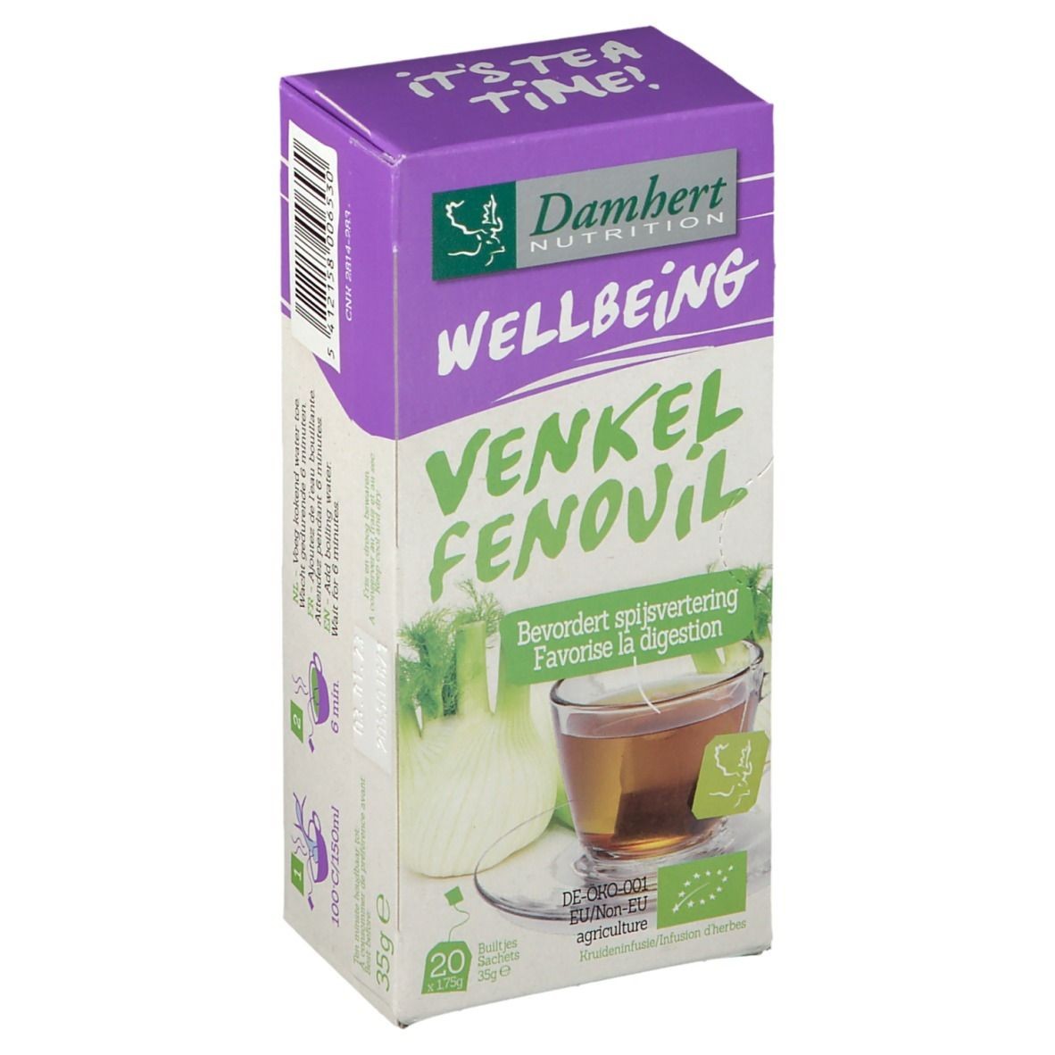 Fenouil Infusion D'Herbes 20 Sachets - verano medical