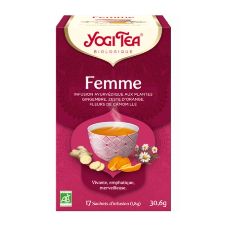 Infusion Femme 17 infusettes - Yogi Tea