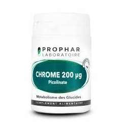 CHROME 200 µg – Picolinate de Chrome 50 gélules