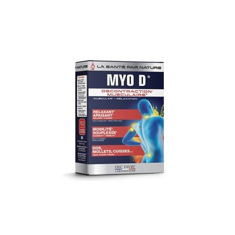 Décontraction musculaire Myo D 30 caps