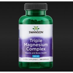 Complexe de magnésium triple 400mg 100 capsules
