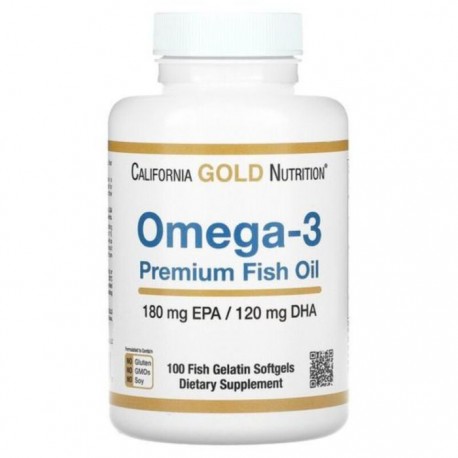 OMEGA 3 (أوميجا 3، وزيت السمك الممتاز، 100 كبسولة )
