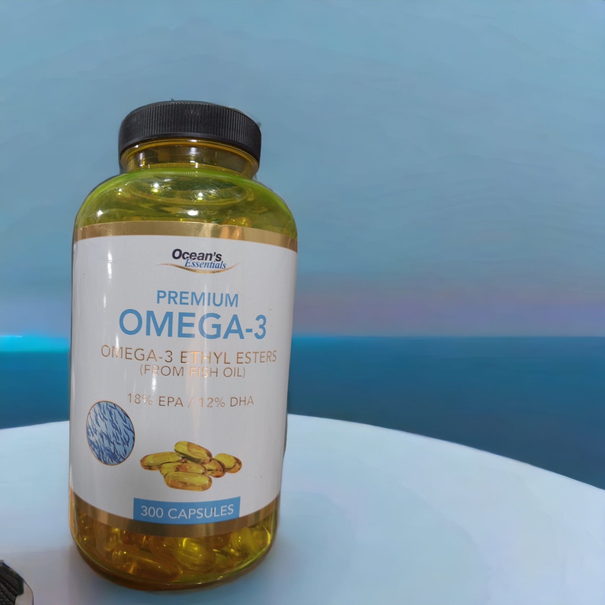 Omega 3 Premium Fish Oil 1000mg 300 Capsules - verano medical