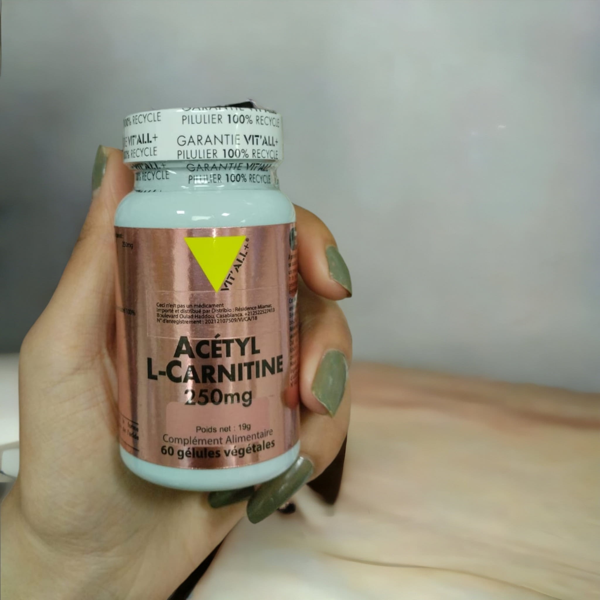 Acetyl L-Carnitine 250mg Vitall+ - verano medical